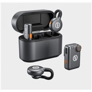 BAZAR - Hollyland LARK M2S Mini Combo  Wireless Lavalier Microphone Mini Combo (Space Gray) - Poškozený obal (Komplet)