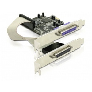 Delock adaptér PCI Express x1 2xparalelní port