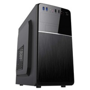 VeinX case Chant CH25M Micro Tower, bez zdroje, 1x USB-C, 2x USB3.0, 1x USB2.0, černá