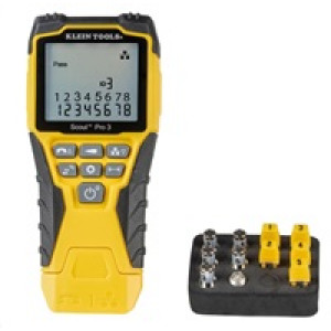 KLEIN TOOLS - VDV Scout® Pro 3 Tester Kit - 5x RJ45, 5x F-konektor EU P/N