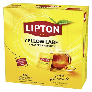 Černý čaj Lipton Yellow Label, 100x 1,8 g