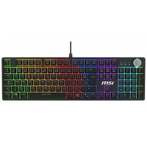 MSI herní klávesnice FORGE GK320 Red/ drátová/ mechanická/ RGB podsvícení/ USB/ CZ+SK layout