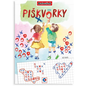 Papírová hra Piškvorky - A5, 50 listů