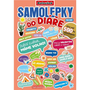 Samolepkový sešit - Samolepky do diáře, A5
