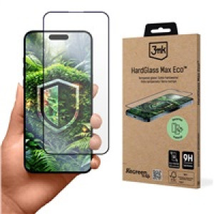3mk tvrzené sklo HardGlass Max Eco pro Apple iPhone 15 Plus/16 Plus