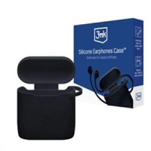 3mk ochranný kryt Silicone AirPods Case Black pro Apple AirPods Pro 3