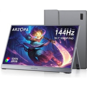 Arzopa Z1FC Portable Monitor 16.1" 144hz IPS Full HD 1080p Metal Housing Přenosný monitor + pouzdro