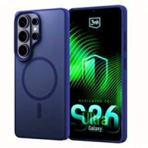 3mk ochranný kryt Smoke MagCase Blue pro Samsung Galaxy S26 Ultra