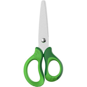 Dětské nůžky KEYROAD Soft, 13 cm, zelené