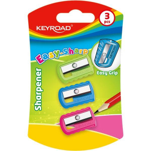 Ořezávátko KEYROAD Slim, jednoduché, blistr 3ks