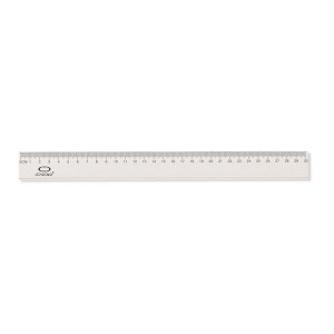 Pravítko Concorde 30cm, závěs, transparentní