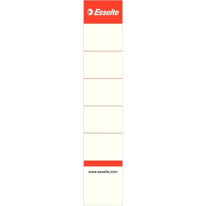 Zasouvací etikety pro pákové pořadače Esselte 5cm