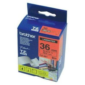 Brother - TZe-461, červená / černá (36mm, lamin.)