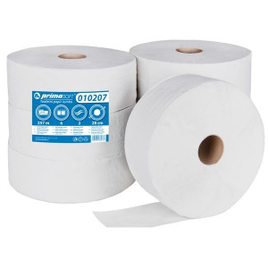 Toaletní papír PrimaSOFT, 28 cm, 2vr, běl. recykl
