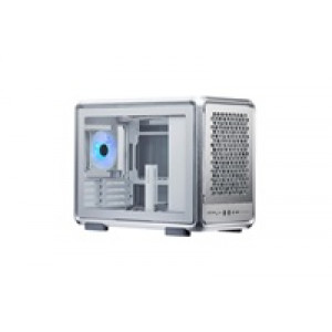 Cooler Master case MasterFrame 400 Mesh Silver, mATX, Průhledná bočnice, 1x 120 mm ARGB Fan, Střibrná