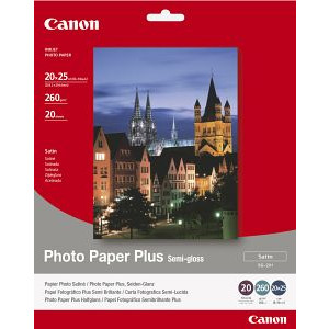Canon fotopapír SG-201 - 20x25cm (8x10inch) - 260g/m2 - 20 listů - pololesklý