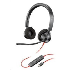 Poly Blackwire 3320 náhlavní souprava , USB-C/A adaptér, stereo