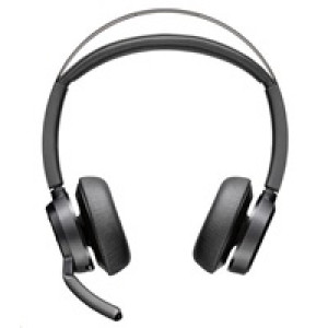 Poly Voyager Focus 2-M USB-C-C Headset USB-C/A Adapter Charging Stand