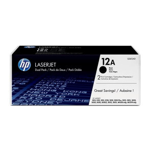 Toner HP Q2612AD, černý, dvojbalení