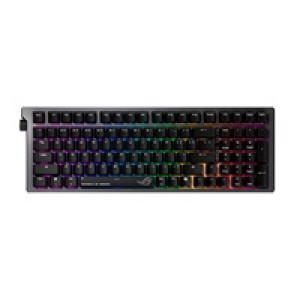 ASUS klávesnice ROG Strix Morph 96 WL, Mechanická, Bezdrátová, CZ/SK, černá