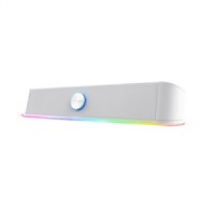 TRUST reproduktor GXT 619W Thorne RGB Illuminated Soundbar, bílá