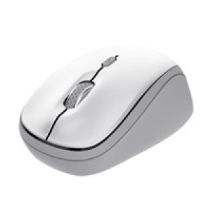 TRUST Myš YVI+, Bezdrátová, Eco, bílá - bluetooth + wifi