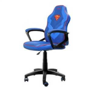 TRUST herní židle GXT 703SM REVVO, dětská, Superman, modrá