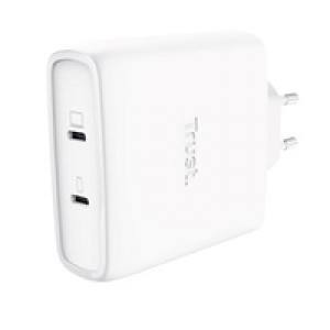TRUST GaN Nabíječka MAXO 100W 2-Port, USB-C, bílá