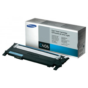 HP - Samsung toner azurový CLT-C406S pro CLP-360/365,CLX-3300/3305/C410/C460/C467 - 1000 stran