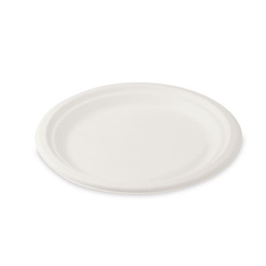 Mělké talíře z cukrové třtiny - průměr 22 cm, 50 k