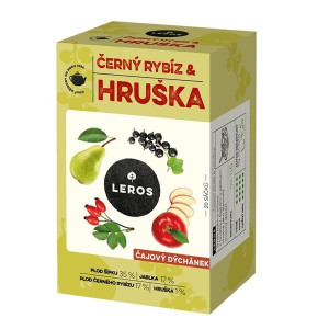 Byl.čaj Leros - Čaj.dýchánek,černý rybíz a hruška