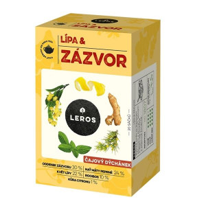 Bylinný čaj Leros - Čaj.dýchánek, lípa a zázvor