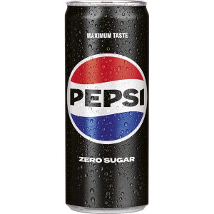 Pepsi Zero Sugar - plech, 24x 0,33l