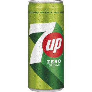 7UP Zero Sugar - plech, 24x 0,33l