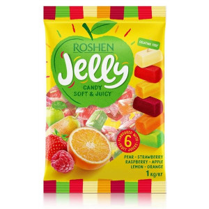 Bonbony Roshen Jelly Candy-želé s ovo.příchutí,1kg