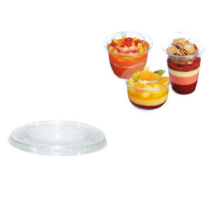 Víčka na kel.Servipack-270ml,9,5 cm,transp.,1600ks