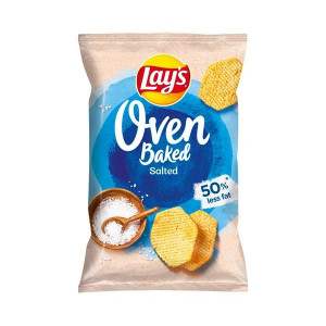 Chipsy Lays - Oven Baked, sůl, 110 g