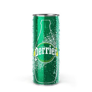 Minerální voda Perrier - perlivá, plech, 10x 0,25l