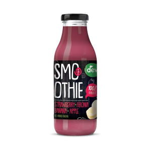 Smoothie DEVA - jahoda ad., 0,3 l, 12 ks