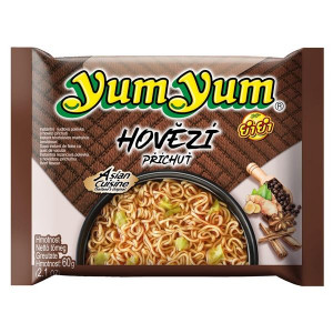 Instantní polévka Yum Yum - hovězí, 60 g