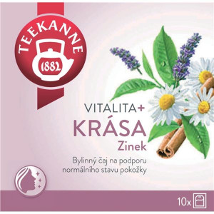 Bylinný čaj Teekanne - Vitalita + krása, 10x 1,75g