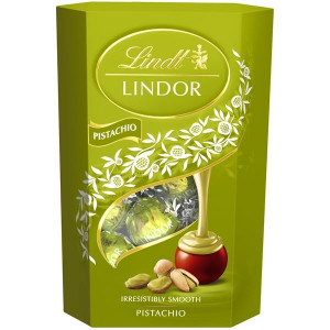 Čokoládové pralinky Lindor - pistácie, 200 g