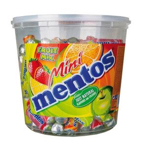 Dražé Mentos mini - žvýkací náplň, mix 120x 10,5 g