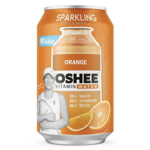 Vitamínová voda OSHEE-perlivá,pomeranč,plech,0,33l