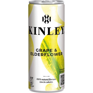 Tonic Kinley Grape & Elderfrower - plech,24x 0,25l