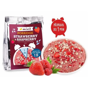 Ovesná kaše Mixit - jahoda a malina, 60 g