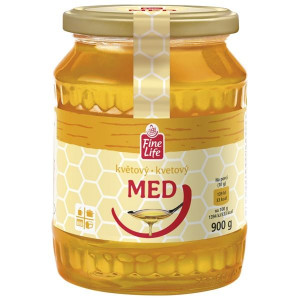 Med - květový, ve skle, 900 g