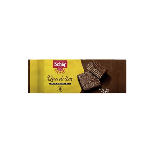 Schär QUADRITOS - bezlep., hořká čok., 40 g