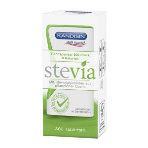 Sladidlo Kandisin Stevia - dávkovač, 300 tablet