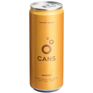 Pramenitá voda Cans - mango, plech, 24x 0,33 l
